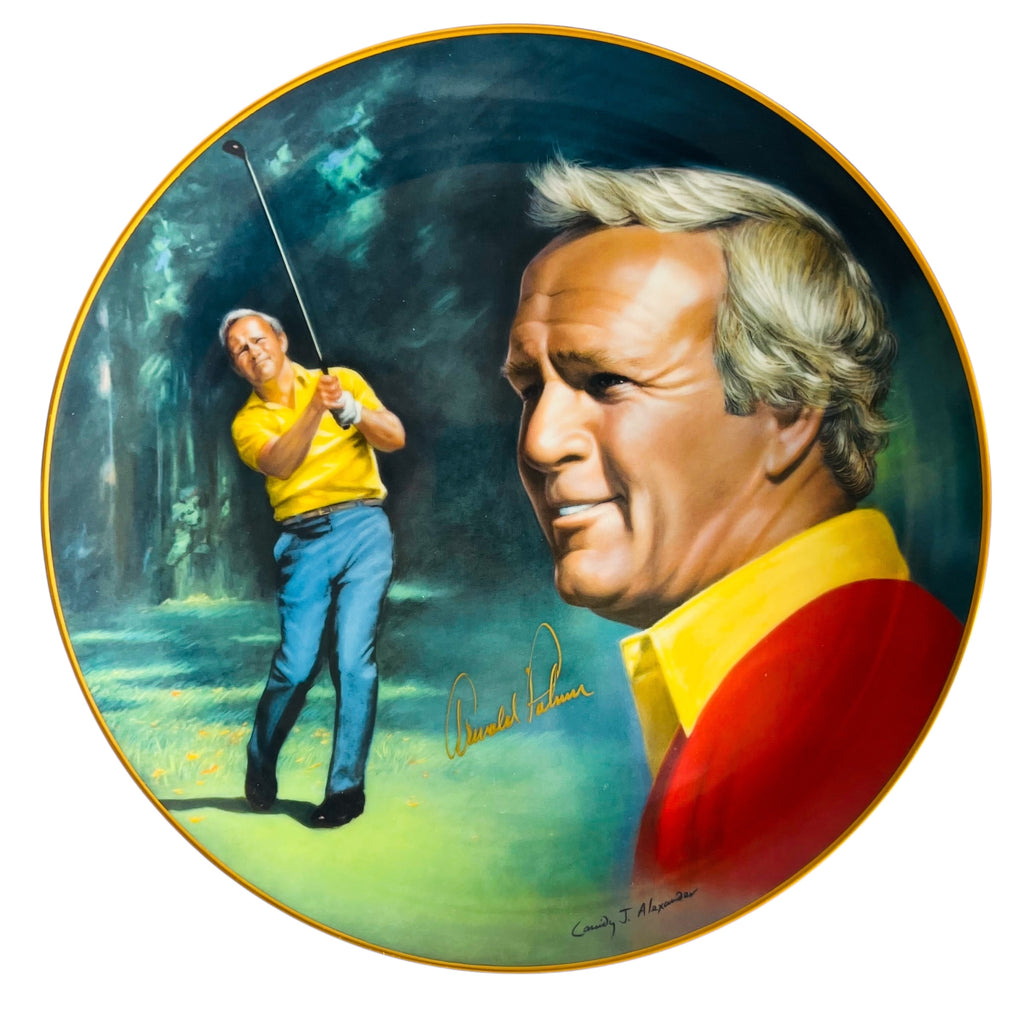 Arnold Palmer Athlete of the Decade by Hackett Golf Legend Decorative Plate