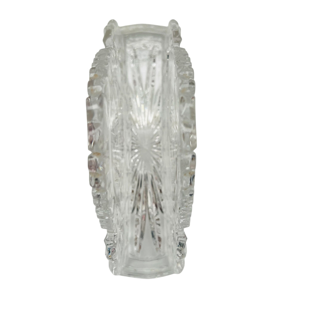 Vintage Hofbauer Byrdes Crystal Bird & Heart Design Nspkin Holder