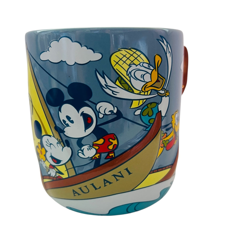 Disney AULANI Resort Alpha Life KO Olina Hawaii Mickey Pluto Ceramic Mug
