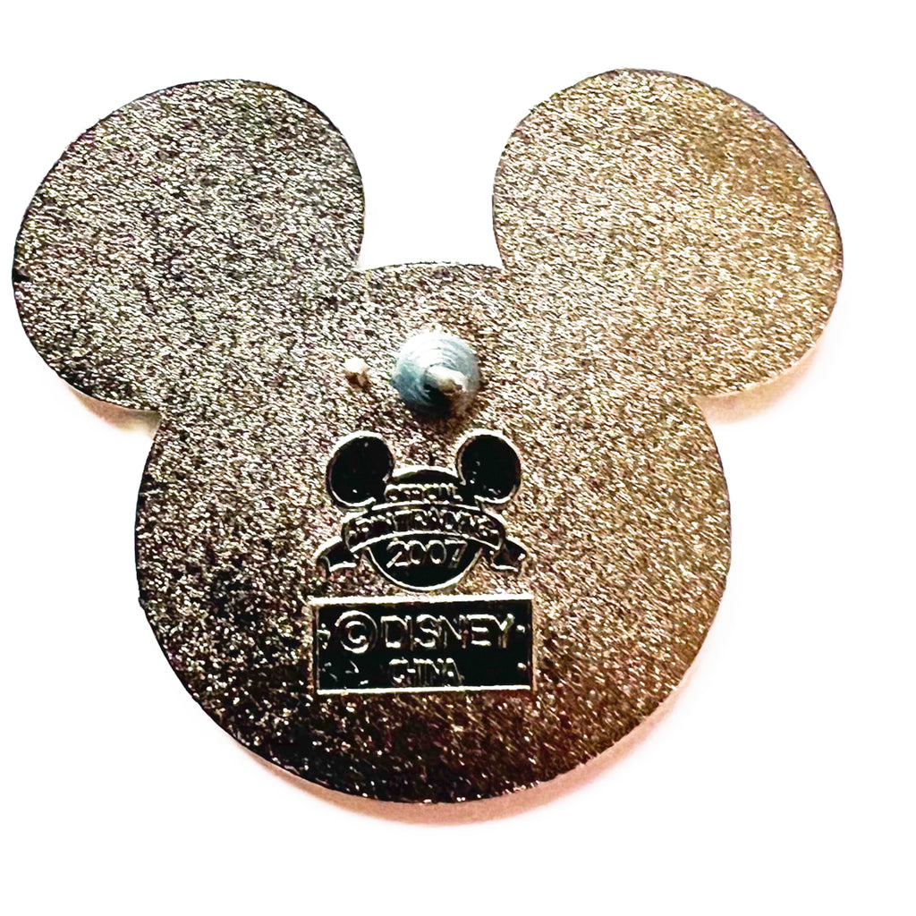 Disney Germany Mickey Mouse Head Shape Flag Pin