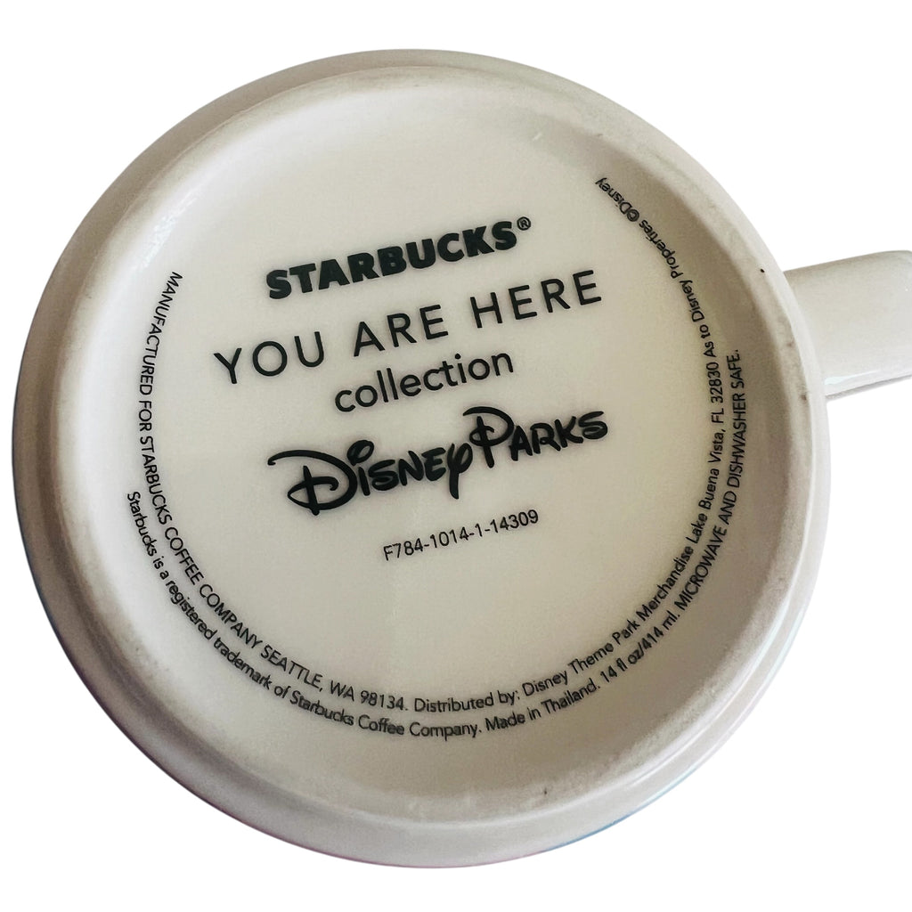 Starbucks Disney Parks Castle Disneyland You Are Here Mug