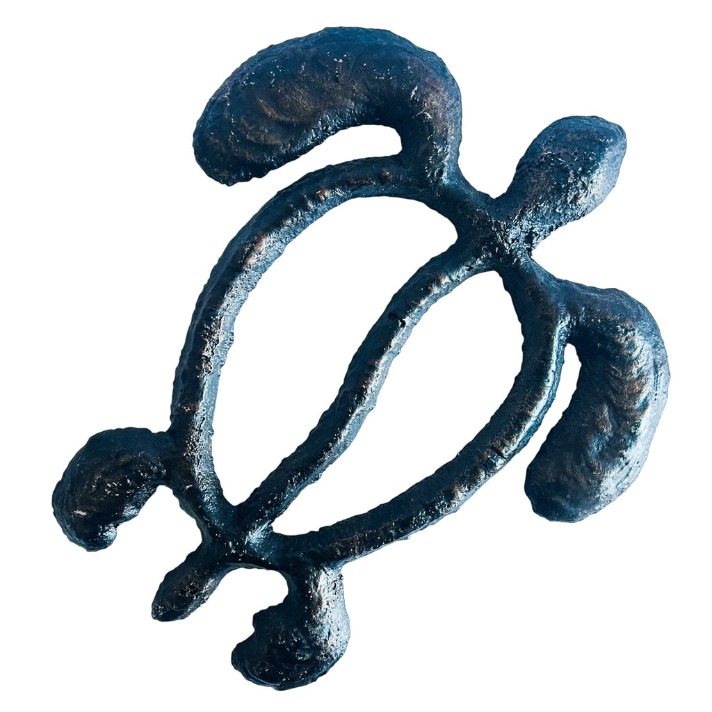 Hawaii Hawaiian Recycled Aluminum Metal Honu Turtle Petroglyph Wall Art