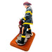 Vintage Red Hats of Courage Pressure Point Firefighter Figurine