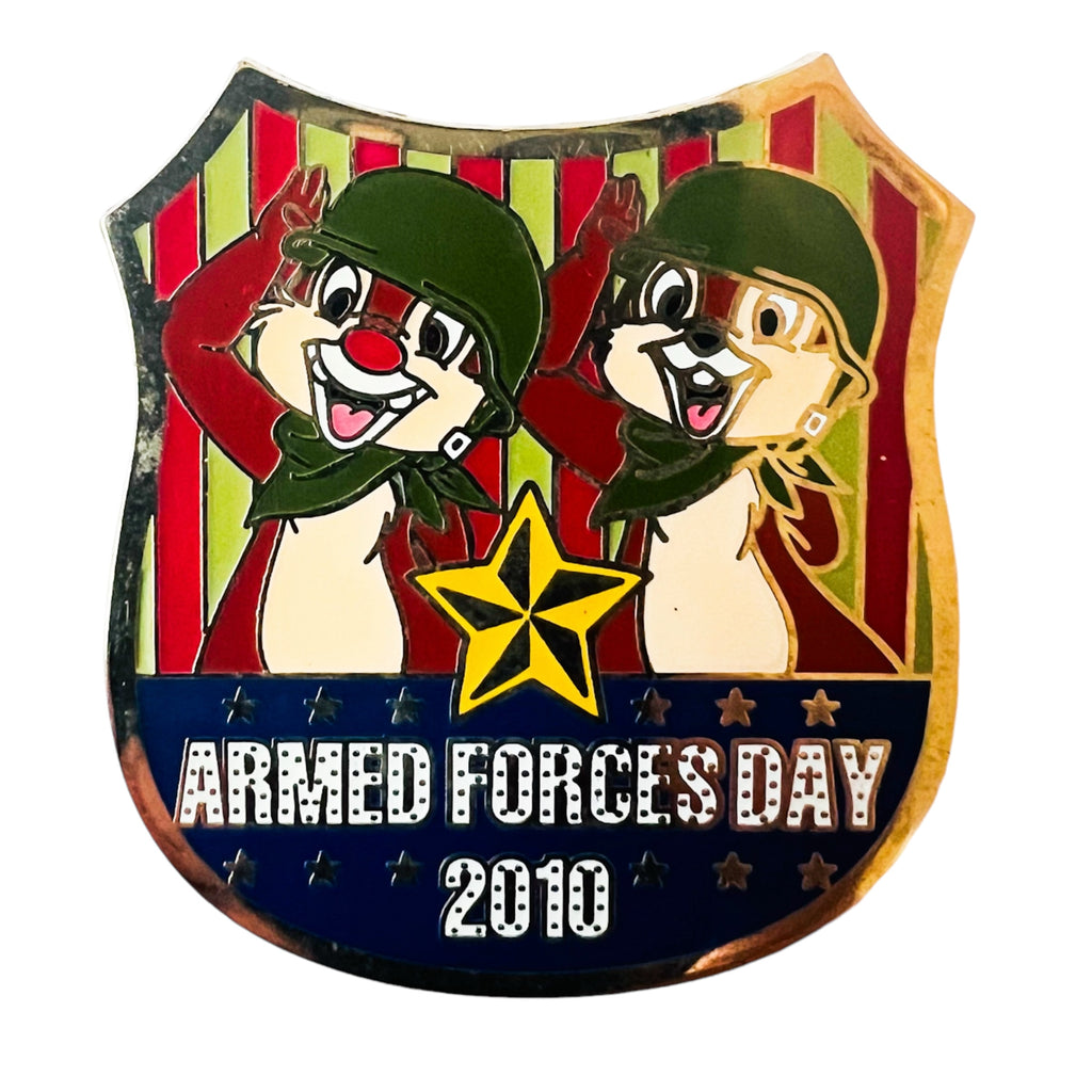 Disney Armed Forces Day Chip & Dale Limited Edition 3500 Pin