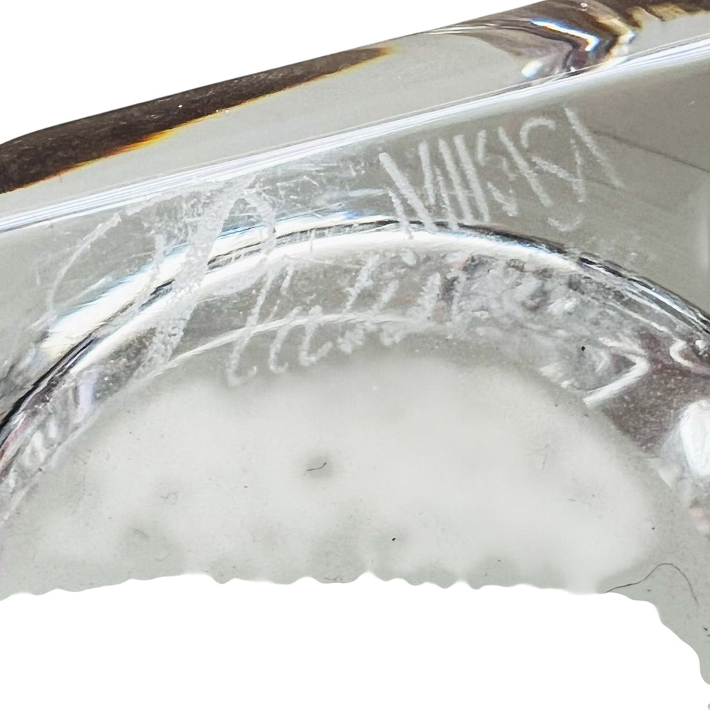 Mikasa Platinum Prism Crystal Tri-Candle Holder