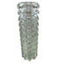 Vintage Cube Textured Cylinder Crystal Bud Vase