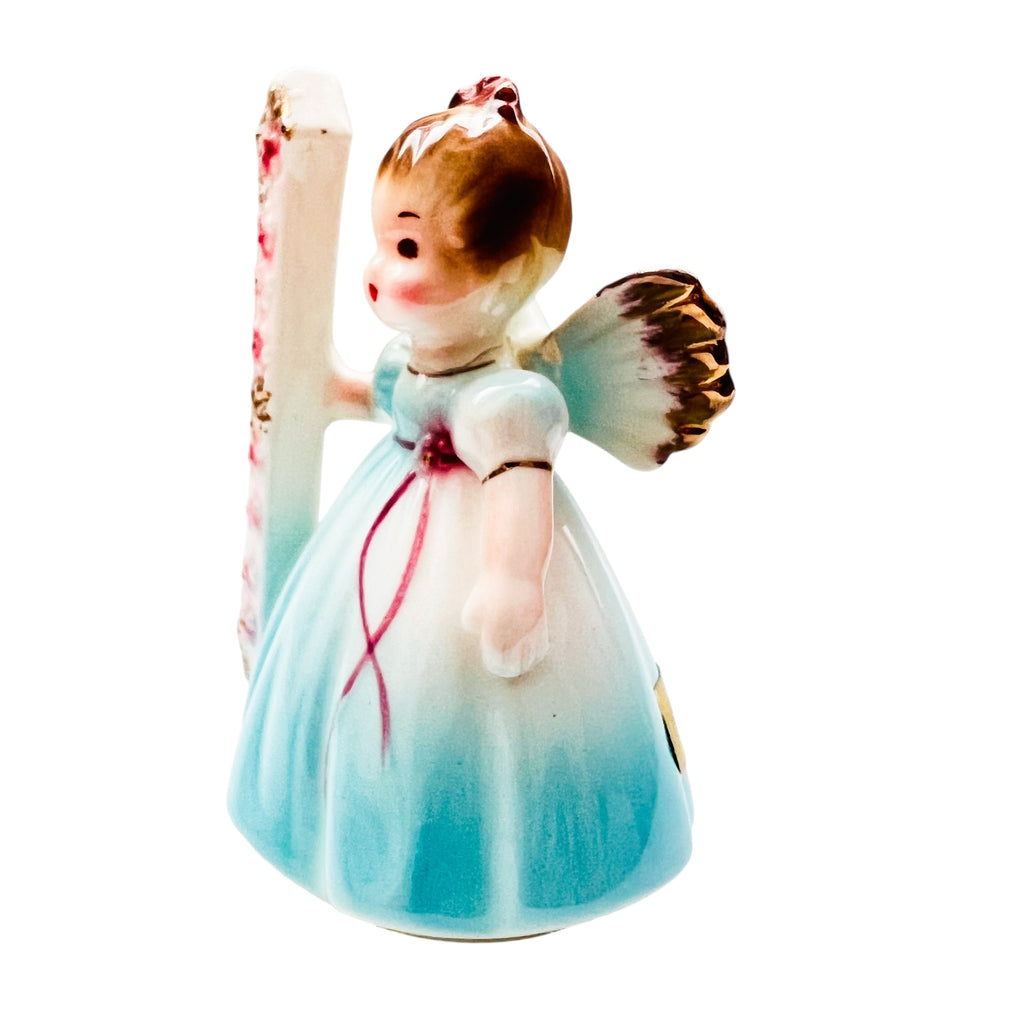 Vintage Josef Originals Age 1 Birthday Girl Angel Figurine