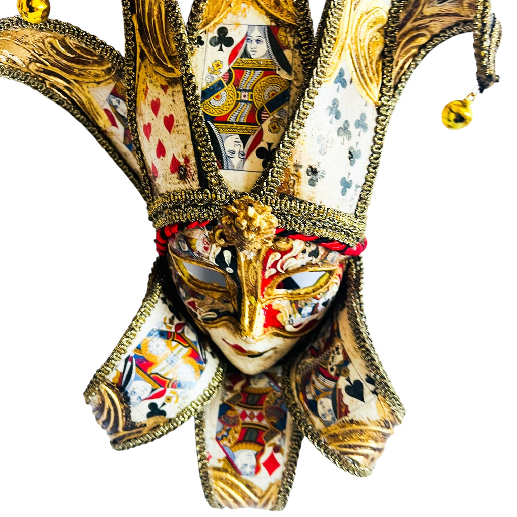Joker Handmade Paper Mache Masquerade Mask Wall Hanging Decor