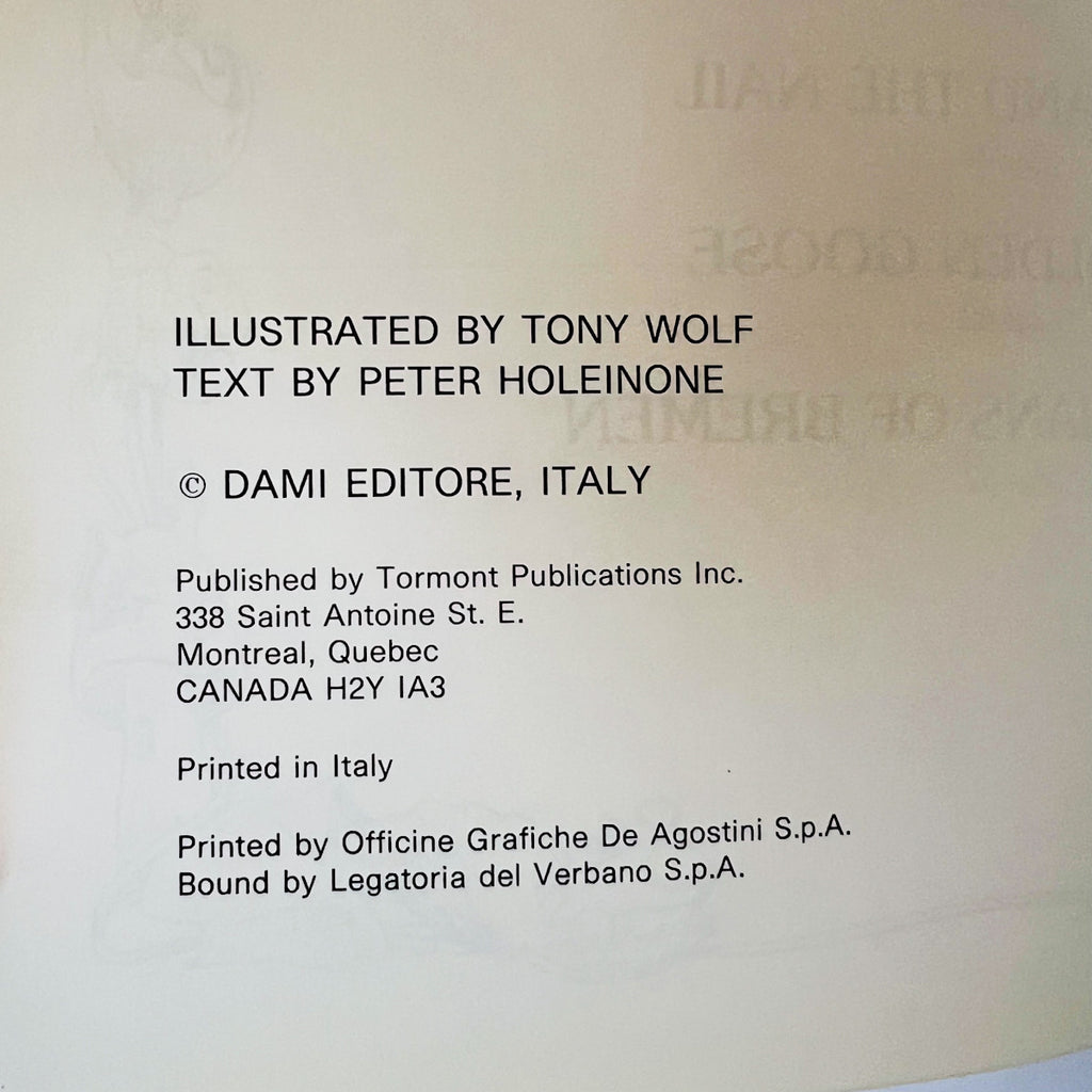 Vintage Story of Pinocchio and Other Tales by Tony Wolf and Peter Holeinone Book