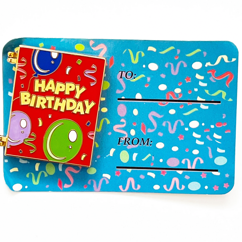 Disney Cast Exclusive Happy Birthday Donald Goofy Mickey Hinged Pin