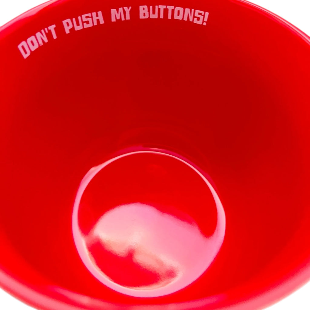 Disney Inside Out 2 ANGER "Don't Push My Buttons!"Ceramic Coffee Tea Mug