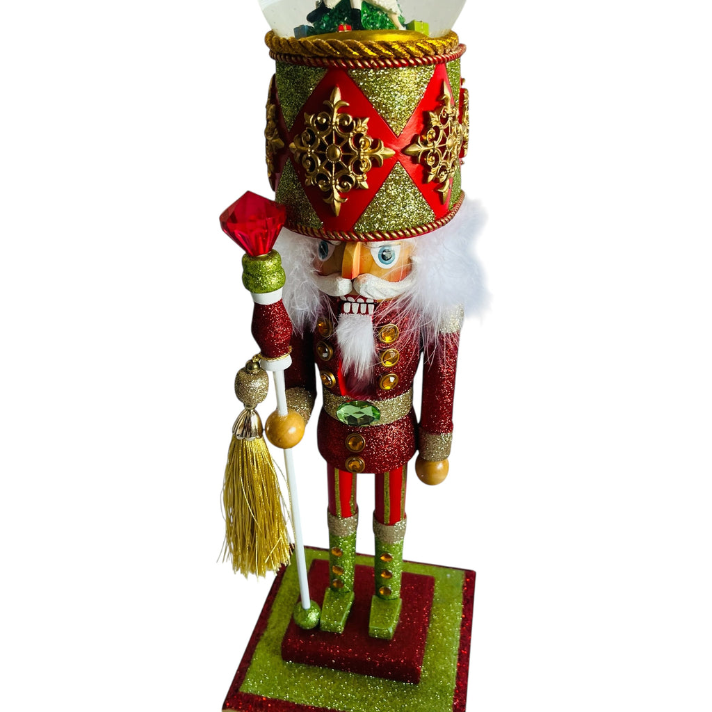 Kurt S. Adler Hollywood Nutcracker Dance Of The Sugar Plum Fairy Musical Water Globe Hat Nutcracker