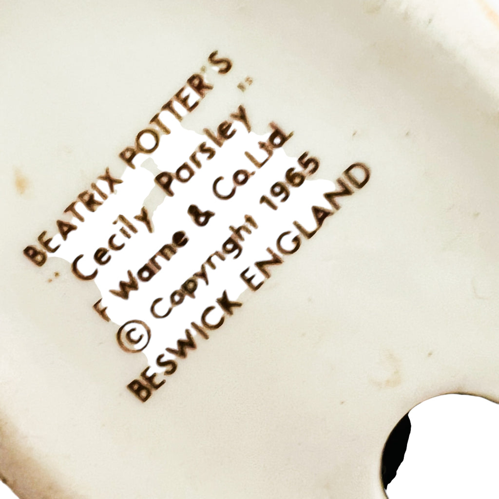 Beatrix Potters Cecily Parsley Beswick England Figurine