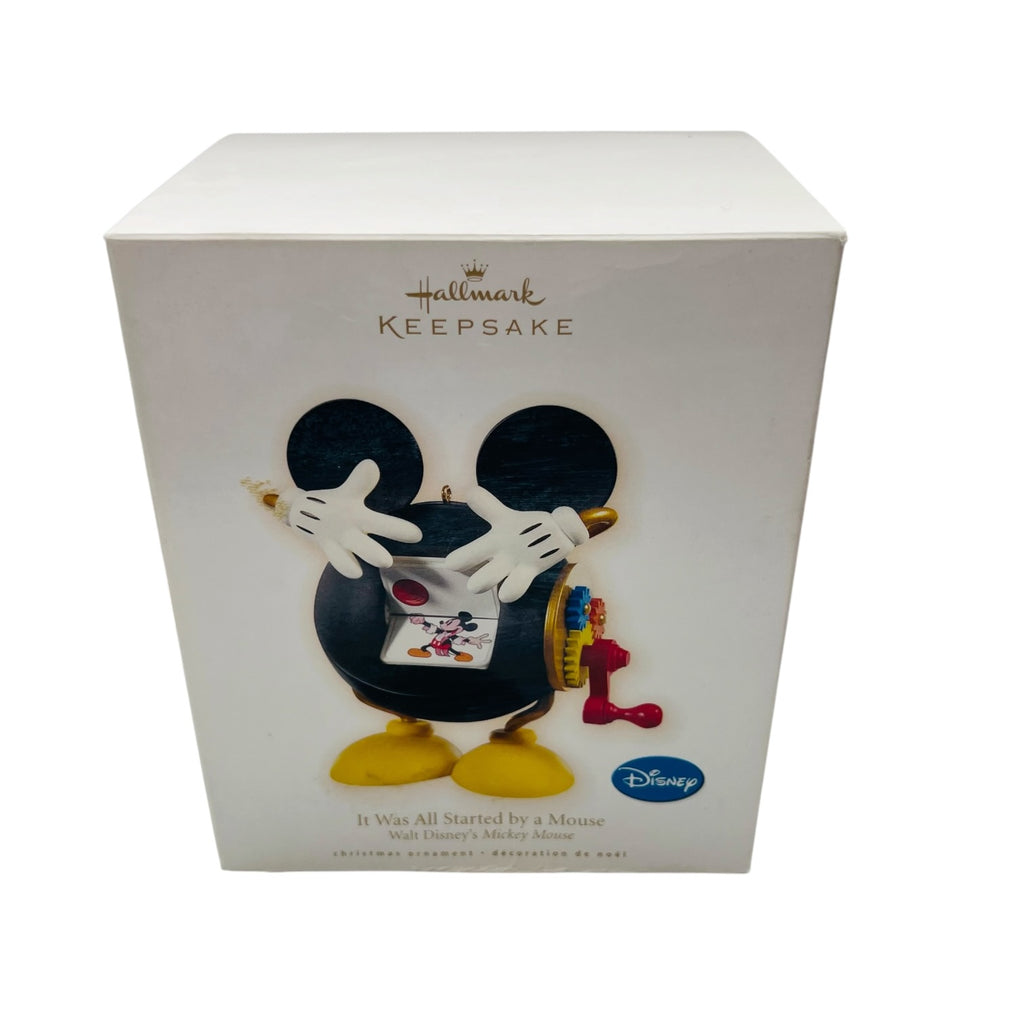 Hallmark Keepsake Disney Mickey It Was All Started By A Mouse Ornament
