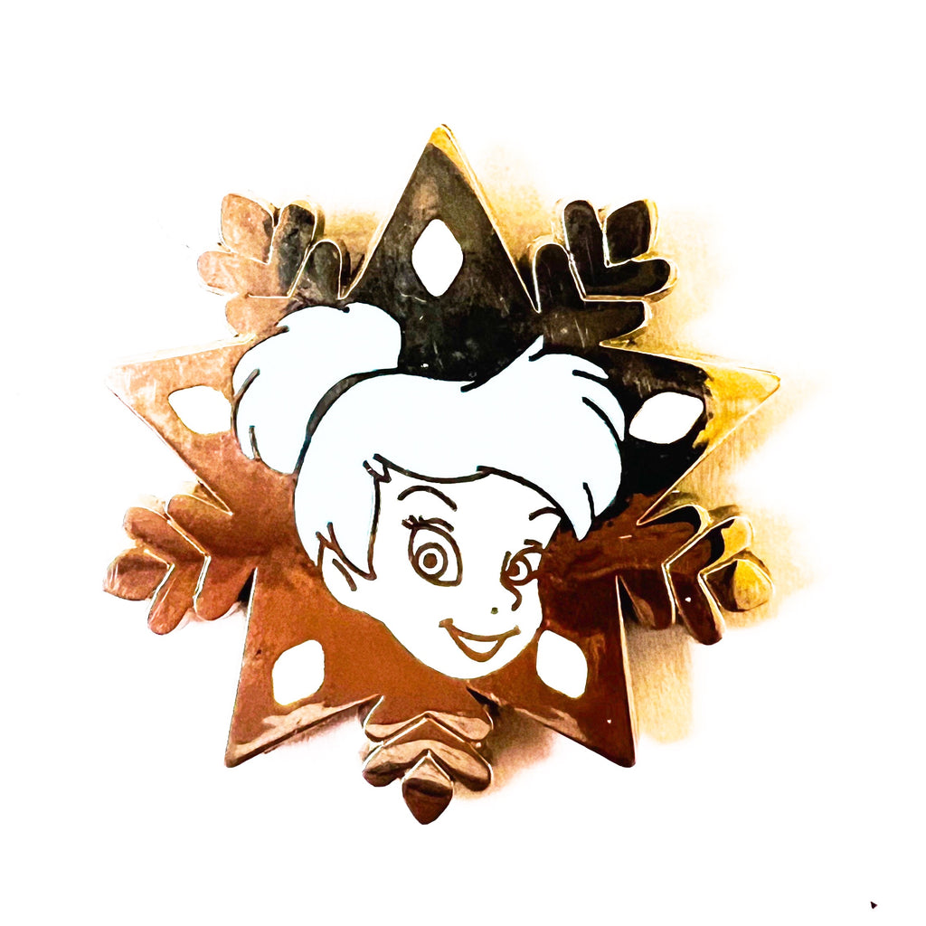 Disney 2007 Hotel Hidden Mickey Snowflake CollectionTinker Bell Pin