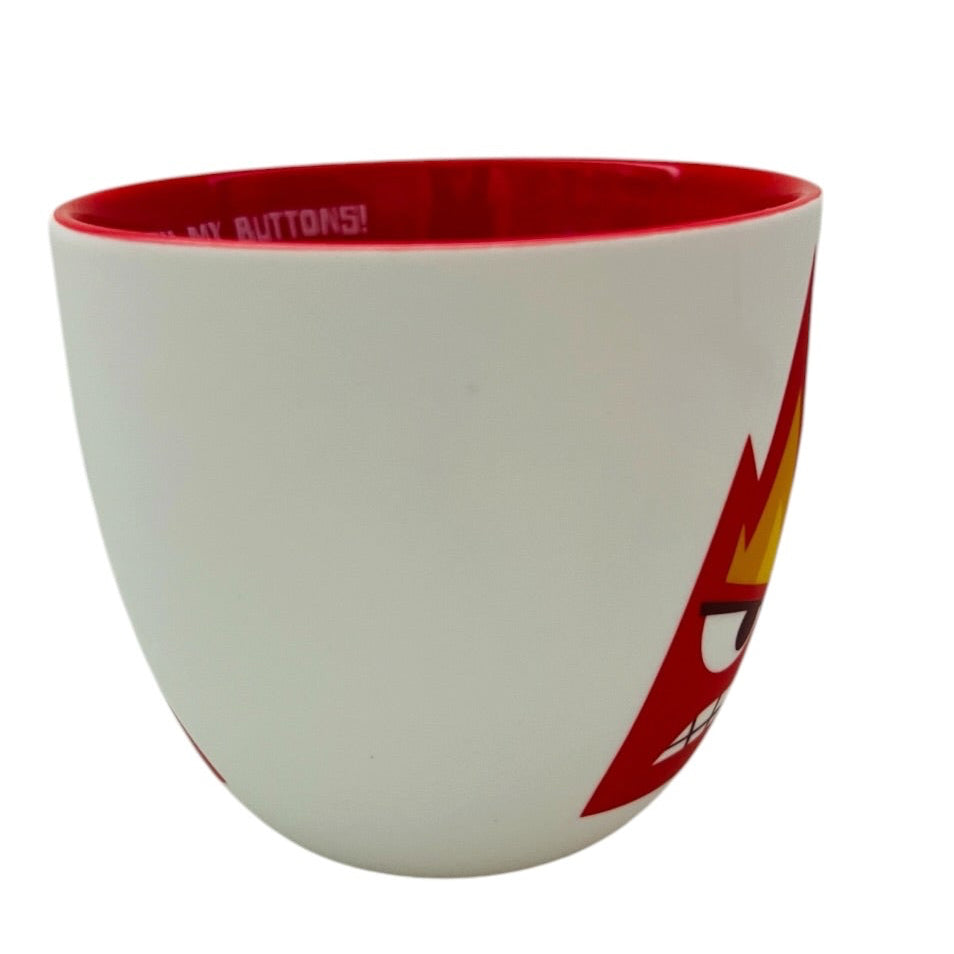 Disney Inside Out 2 ANGER "Don't Push My Buttons!"Ceramic Coffee Tea Mug
