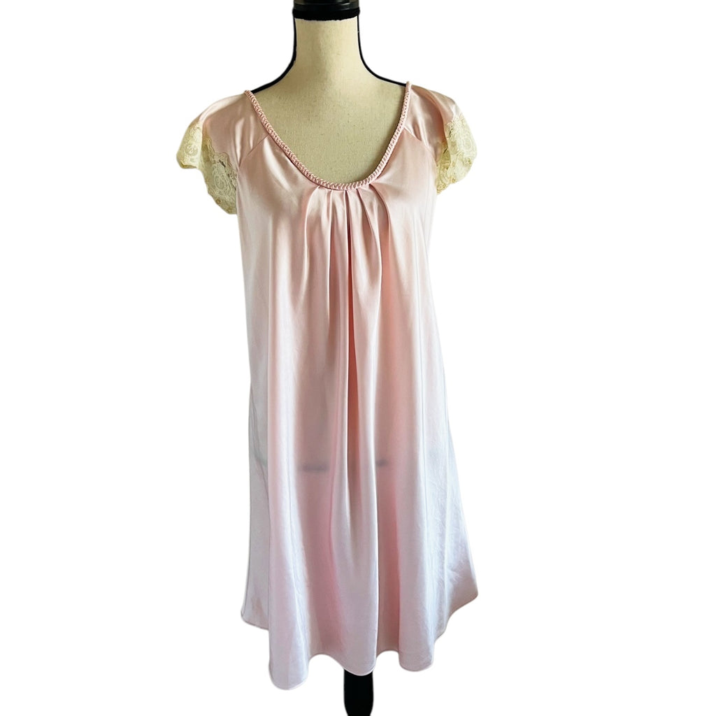 Oscar de la Renta Neiman Marcus Pale Pink Lingerie Nightie