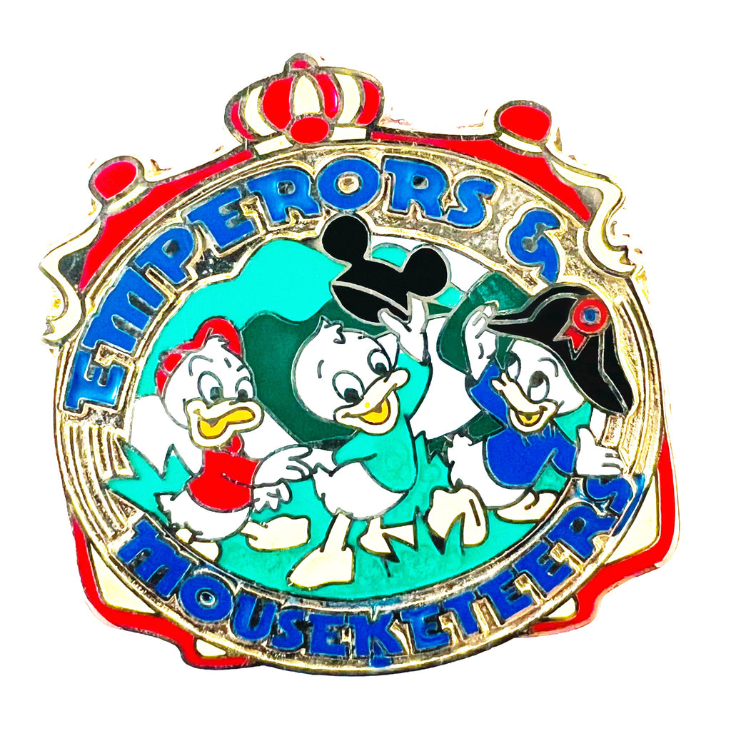 Disney DCL Aventures Emperors Mouseketeers Huey Dewey & Louie Pin