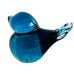 Art Glass Cobalt Blue Bird Figurine Paperweight Artist Signed