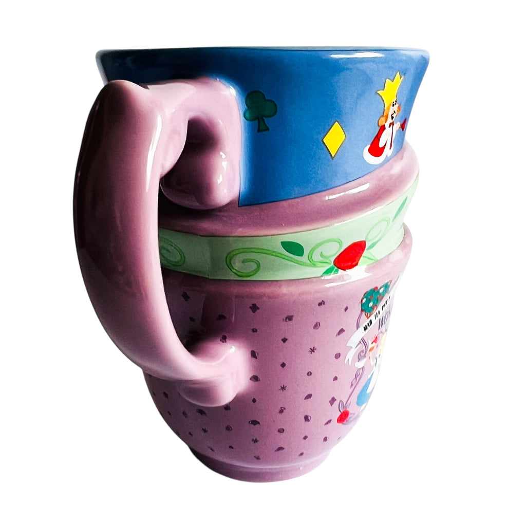 Disney Parks Alice in Wonderland Mad Tea Party Triple Stackable Mug