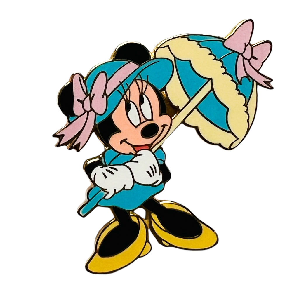 Disney Disneyland Resort Easter Minnie Mouse with Parasol Limited Edition Pin
