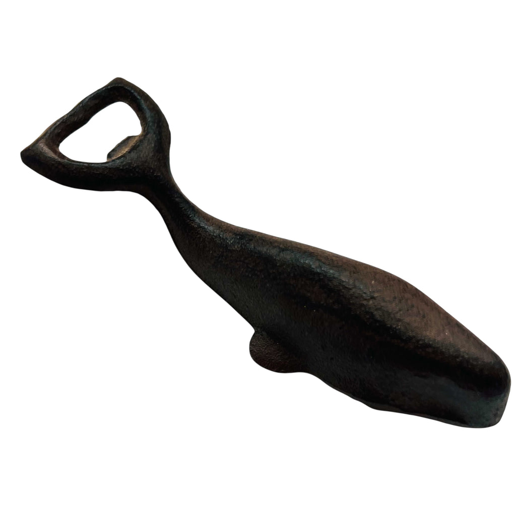 Vintage Cast Iron Rustic Nautical Whale Bottle Opener