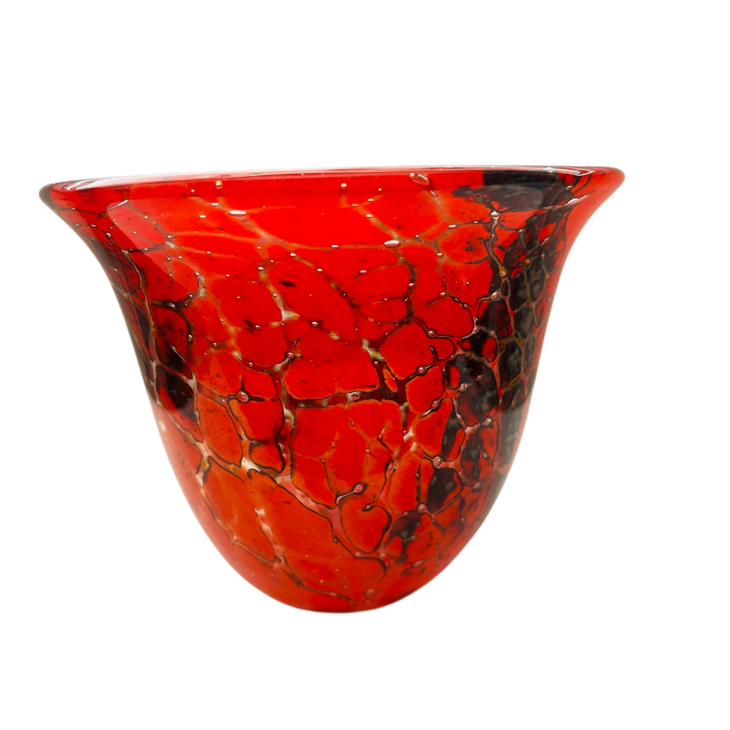 Vintage Studio Art Glass Signed Quazar Vase