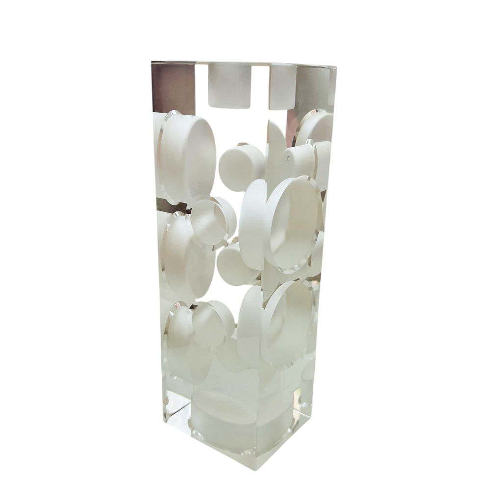 Vintage Perspex Geometric Candlestick Tealight Muti Function Candle Holder