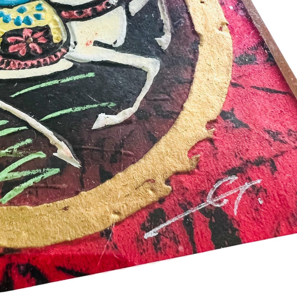 C T Wong Chinese Zodiac Year of the Horse Graphic Art Print Glass Framed Art