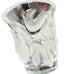 Vintage Lalique Clear Crystal Samur Frosted Leaves & Grapes Vase