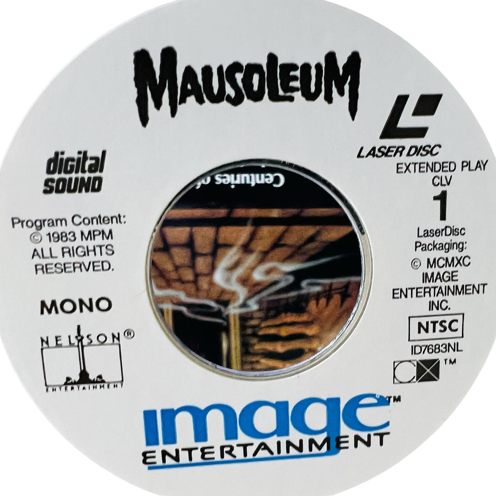 Vintage 1983 Mausoleum Horror LaserDisc Movie