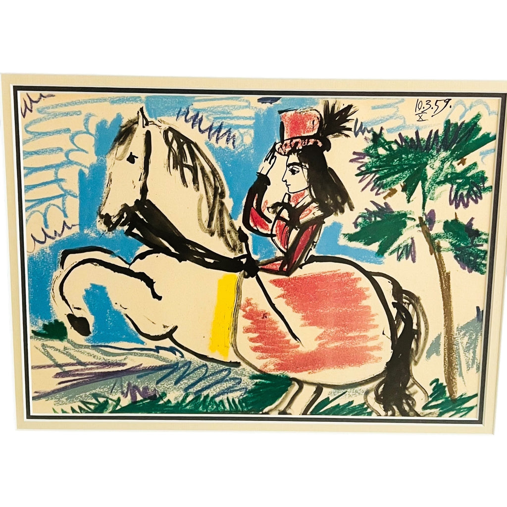 Picasso's Women on a Horse X 1961 Museum Custom Glass Framed