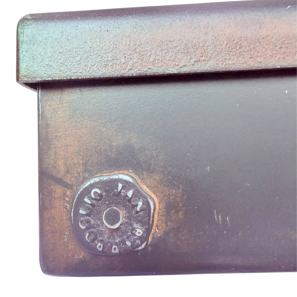 Jan Harbroglio Metal Trinket Box