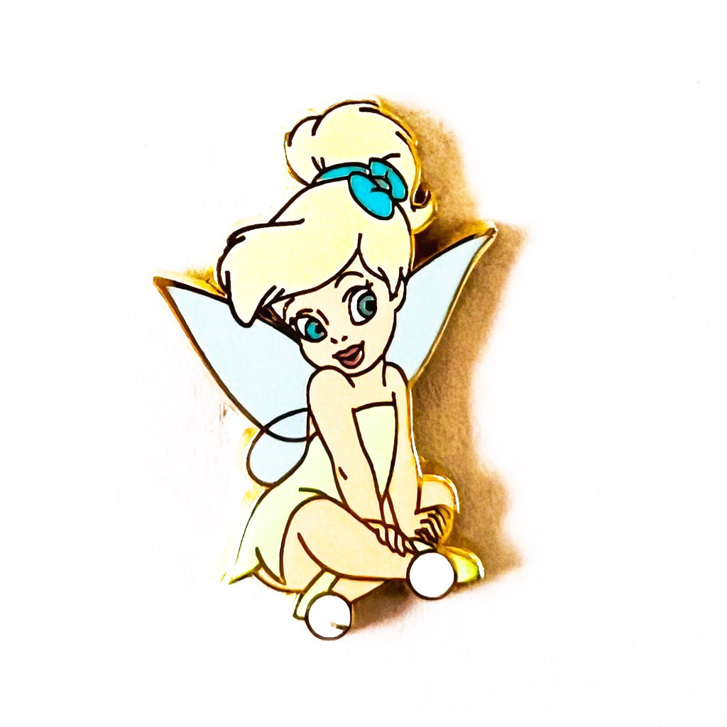 Disney Tinker Bell Toddler Cutie Sitting Crossing Legs Pin