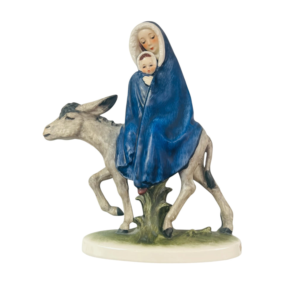 Vintage Goebel Germany Mary And Jesus On A Donkey Figurine