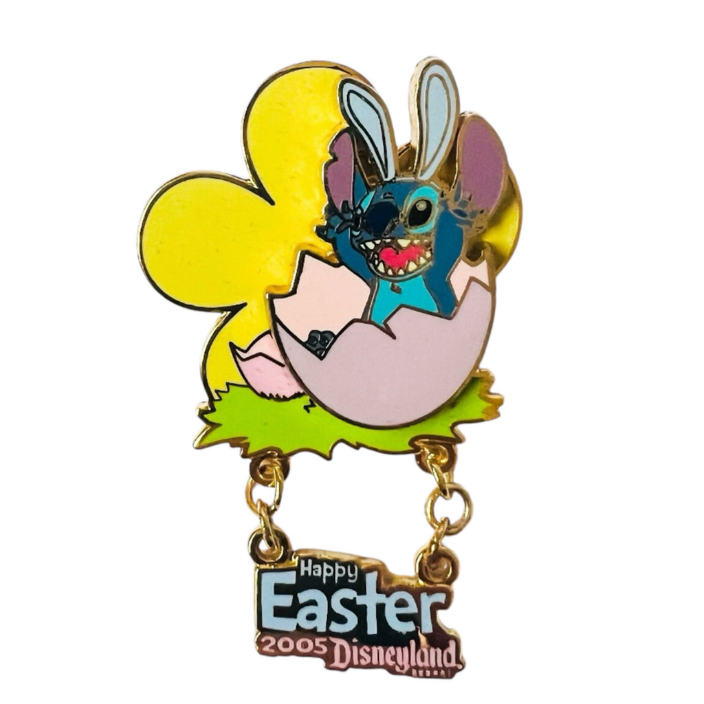 Disney Stitch Easter 2005 Limited Edition 5000 Dangle Disneyland Resort Pin