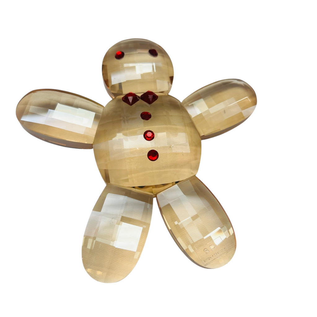 Simon Design Gingerbread Crystal Paperweight