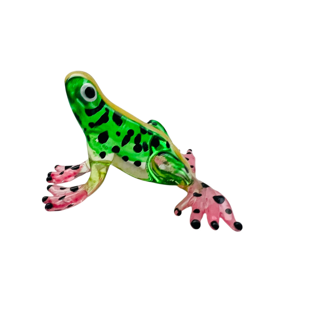 Lampwork Art Glass Miniature Hand Blown Frog