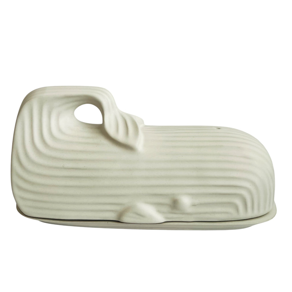 Johnathan Adler Whale Pottery Butter Dish