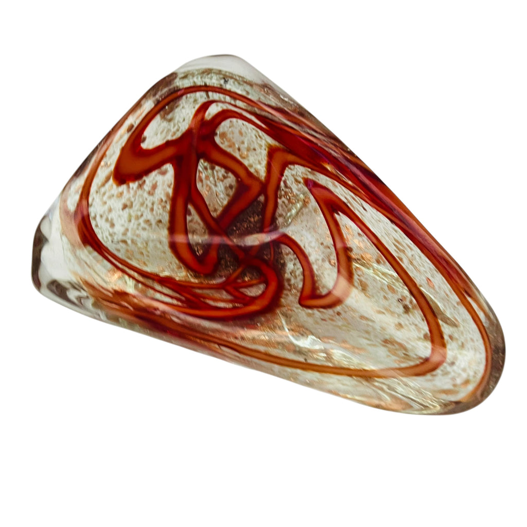 Vintage Vetreria Fratelli Toso Murano Aventurine Art Glass