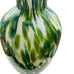 Vintage Murano Art Glass Green Blue and White Vase