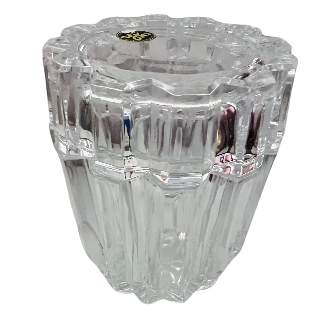 Hoya Crystal Japan Glass Caniste w/Lid
