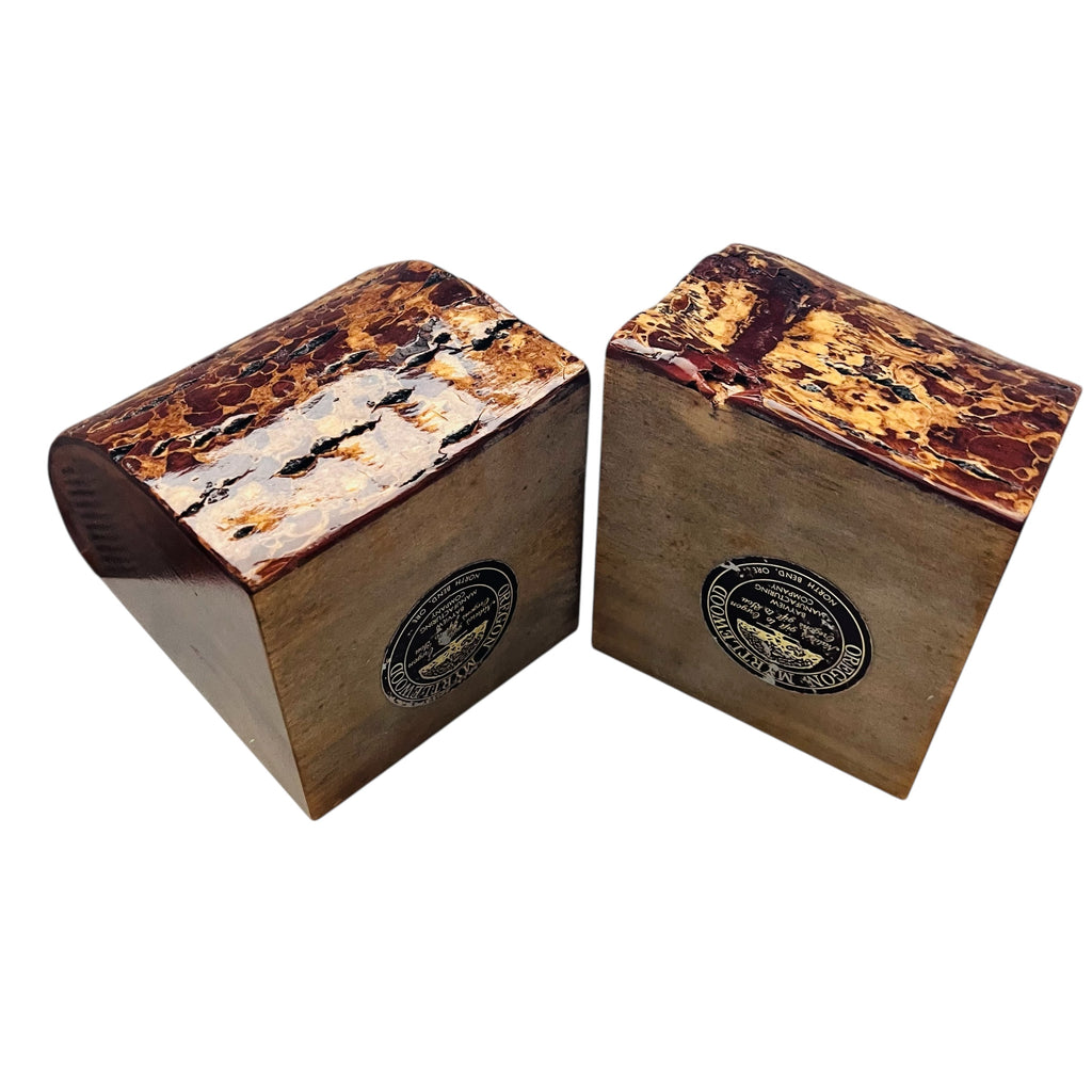 Oregon Myrtlewood Bookends