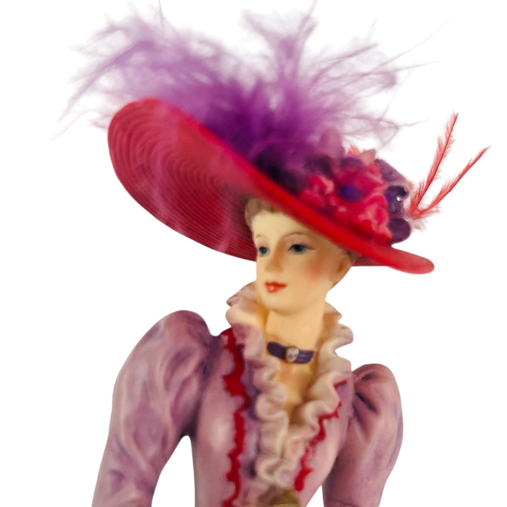 Thomas Kinkade Tea For Three Portraits of Style & Grace Woman Figurine