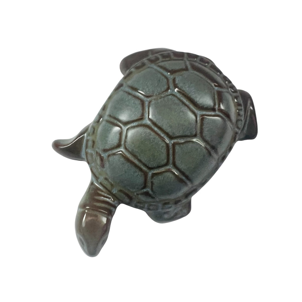 Vintage Ceramic Sea Turtle Accent Figurine