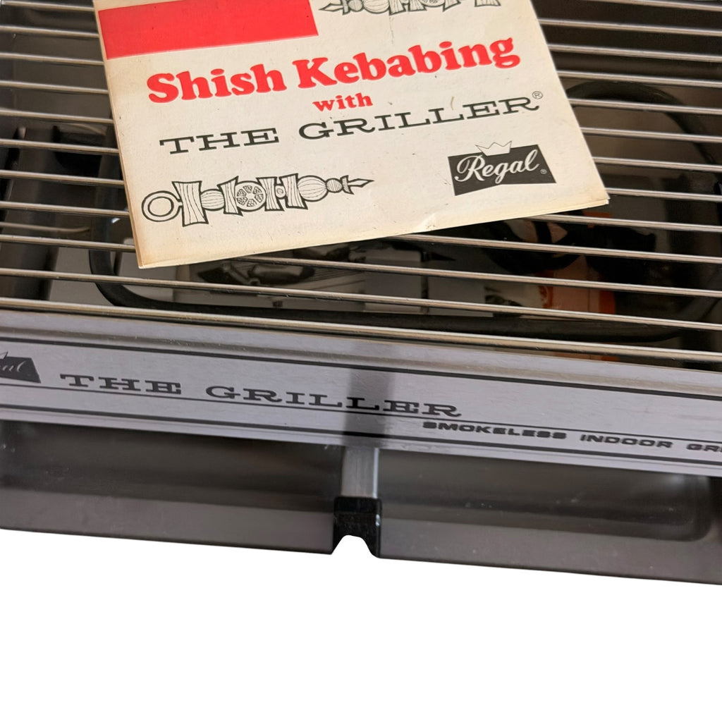 REGAL WARE Vintage 'The Griller' Smokeless Indoor Electric Mini Grill
