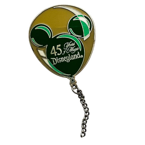 Disneyland DLR 45th Anniversary Balloon Series Green Limited Edition Pin