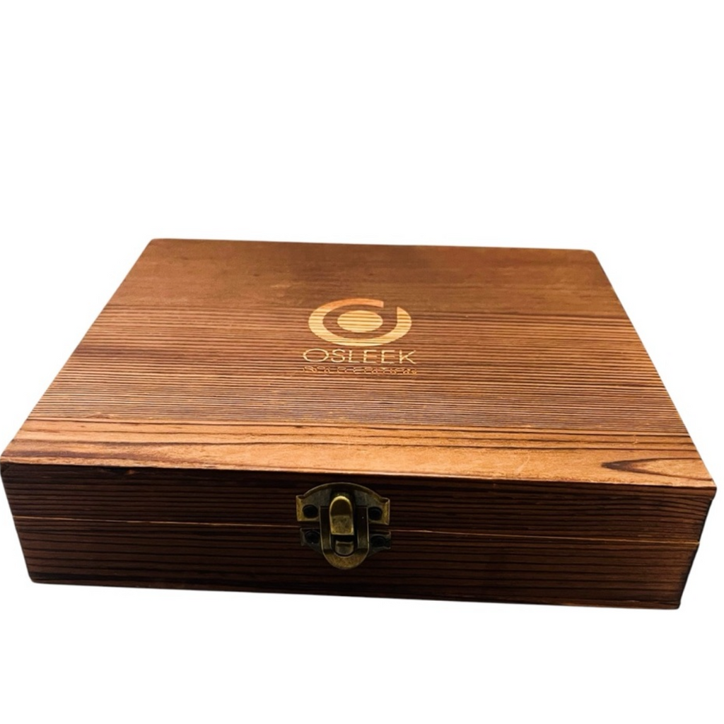 Osleek Gold Edition Whiskey Stone Ice Cube Set