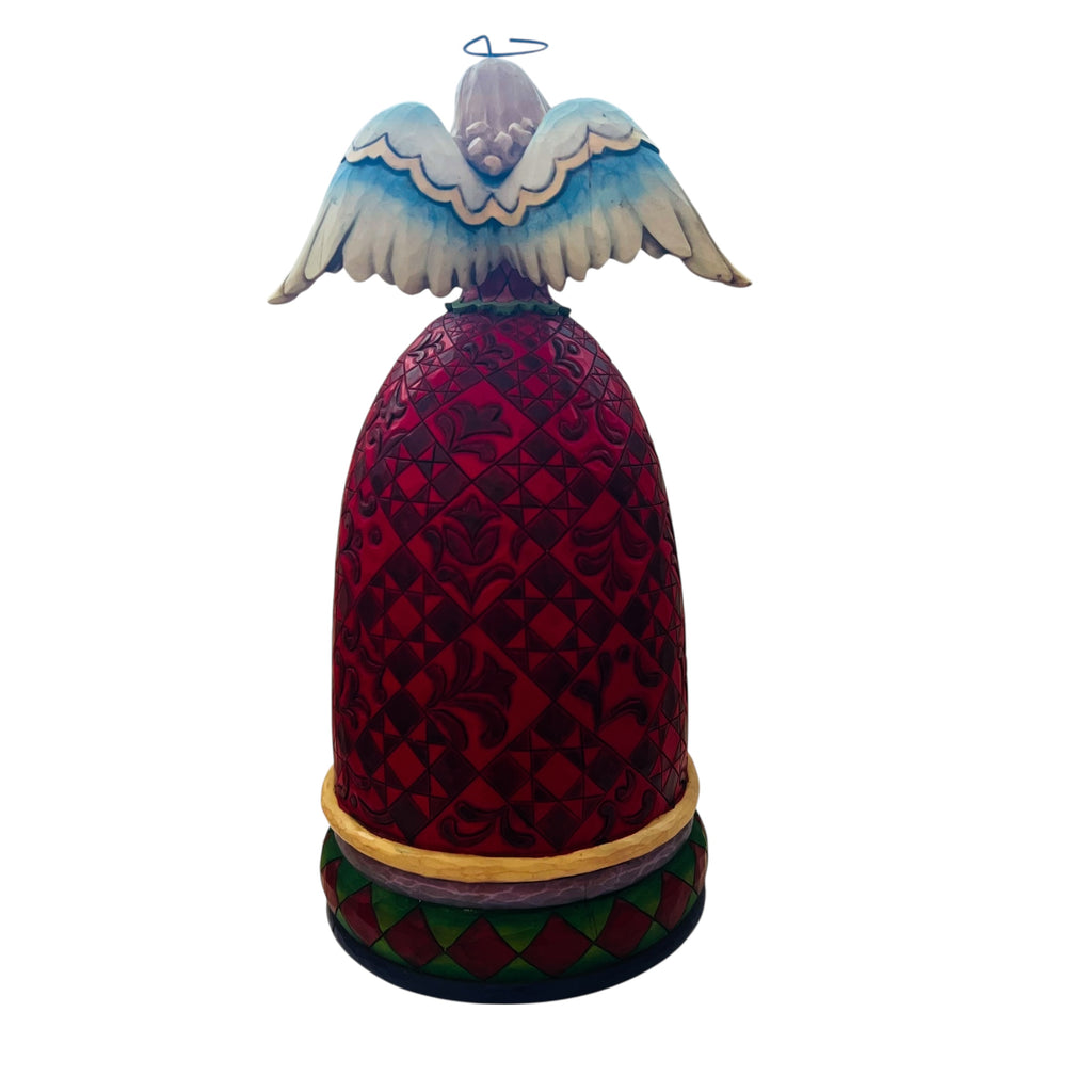 Jim Shore Christmas Lit Nativity Angel Silent Night Lighted Musical Figurine