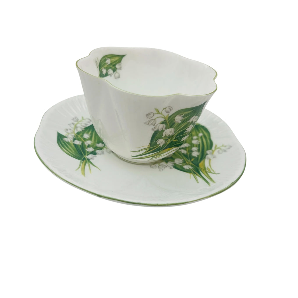 Vintage Shelley Dainty Pattern English Cup & Saucer Set Lily of the Valley